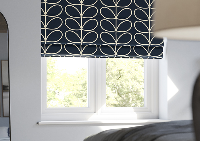 Orla Kiely Jumbo Linear Stem, Whale - Twist&Fit Roman Blind - Image 5